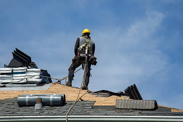 Professional Storm Damage Roof Repair technician working in Carey, ID